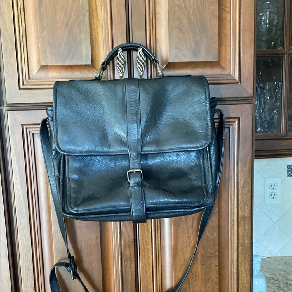 LEATHER CLAVA AMERICAN Satchel Bag